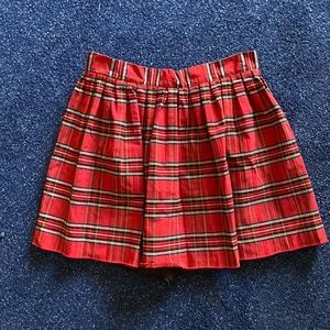 Cute plaid mini skirt size large no holes no stains